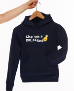 Load image into Gallery viewer, Children&#39;s Hoodie – Give ‘em a BREAKfast 🍍
