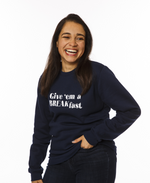 Load image into Gallery viewer, Adult Crewneck – Give ‘em a BREAKfast
